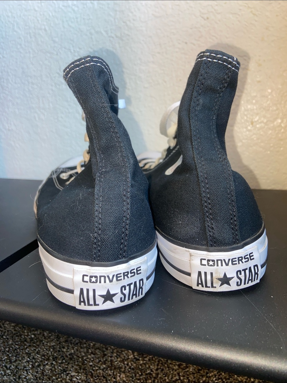 Converse High Top Sneakers - Black & White - Picture 2 of 5